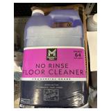No rinse floor cleaner 4-1 gal