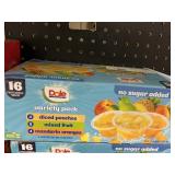 Dole variety pack 16 bowls NO sugar
