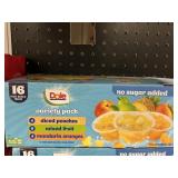 Dole variety pack 16 bowls NO sugar