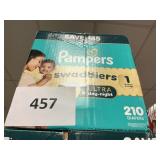 Pampers 180 diapers size 2