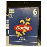 Barilla 6 boxes elbows
