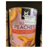 Sliced peaches 104oz