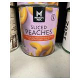 Sliced peaches 104oz