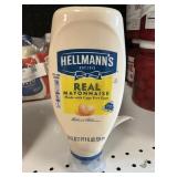 Hellmans mayo squeeze 3-25 fl oz -lids damaged