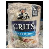 Quaker grits 3-5lb bags