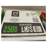 2500 Portion cup lids fits 2 fl oz