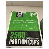 2500 Portion cups 2 fl oz
