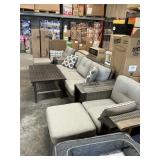 6-pc Outdoor seating set- used /damaged
