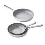 3-pc Non-stick ceramic fry pan set