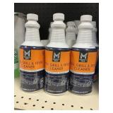 Oven,grill & fryer cleaner 3 bottles