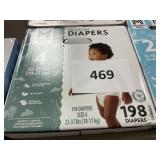 Premium diapers 198 ct size 4