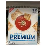 Premium saltine crackers 12 packs