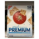 Premium saltine crackers 12 packs