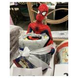 Spiderman throw blanket & plush