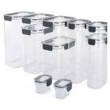 10pc Tritan pantry organizer set