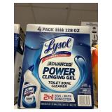 Lysol toilet bowl cleaner 4 pack