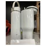 Iron Flask SS jug & cup set -USED ?