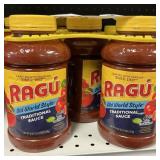 Ragu traditional sauce  3-45 oz