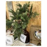 22in Cedar & pine vase