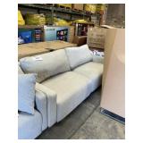 Tan sofa - has some dirt on arms -USED?