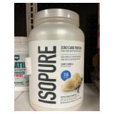 Isopure zero carb protein vanilla 23.66 oz