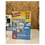 Glad small trash bags 156 ct