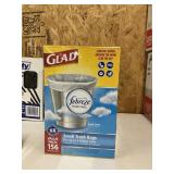 Glad small trash bags 156 ct