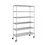 Seville 6- tier HD wire shelving