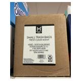 Small trash bags 4 boxes 580ct -4 gal