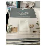 Vanity LED mirror