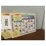 Melissa & Doug magnetic calendar