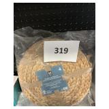Handwoven natural placemats set of 4