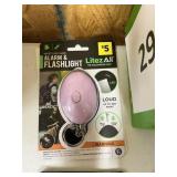 Alarm & flashlight