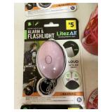 Alarm & flashlight