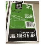 Containers & lids 16 oz 240ct