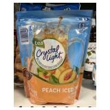 Crystal Light peach iced tea 16 packets