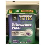 Auto dishwasher pacs 105 ct