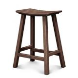Polywood stool - brown
