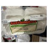 Sustainables large sandwich lid containers 100ct