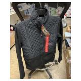 Eddie Bauer mixed media fleece jacket XS