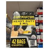 Contractor 42 bags 42 gal