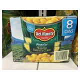 Del Monte whole kernel corn 8 cans