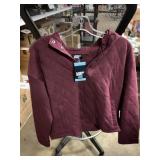 Lands End quilted pullover L