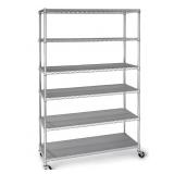 6-Tier HD wire shelving