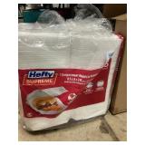 Hefty 1 compartment lid containers 125 ct