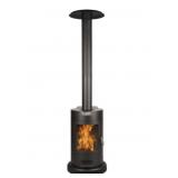 Wood pellet patio heater