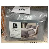 Sateen quilt set 3pcs F/Q
