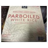 Parboiled white rice 25lb