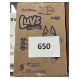 Luvs 172 diapers size 5