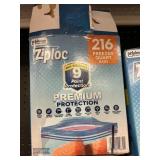 Ziploc 216 freezer quart bags